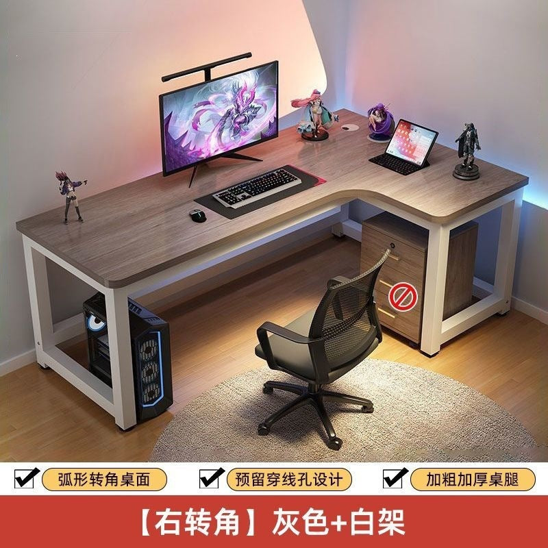 Computer desk desktop home electric competitive table and chair bedroom corner office table student study table new chinoiserie large desk