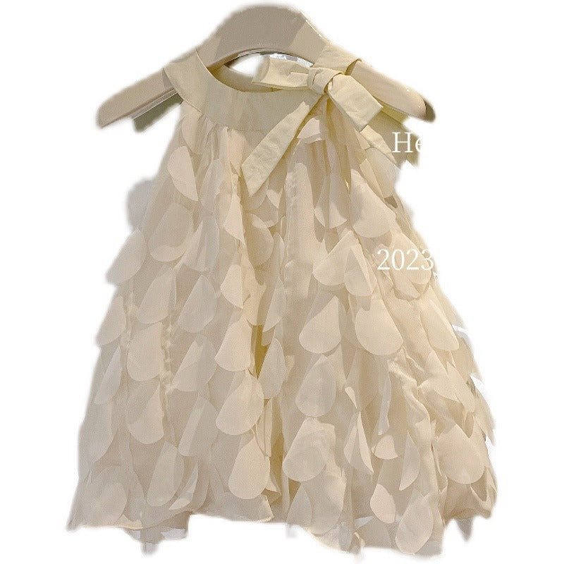 Korean girls' dresses -  summer collection: stylish princess dresses for kids, trendy baby sundresses with straps