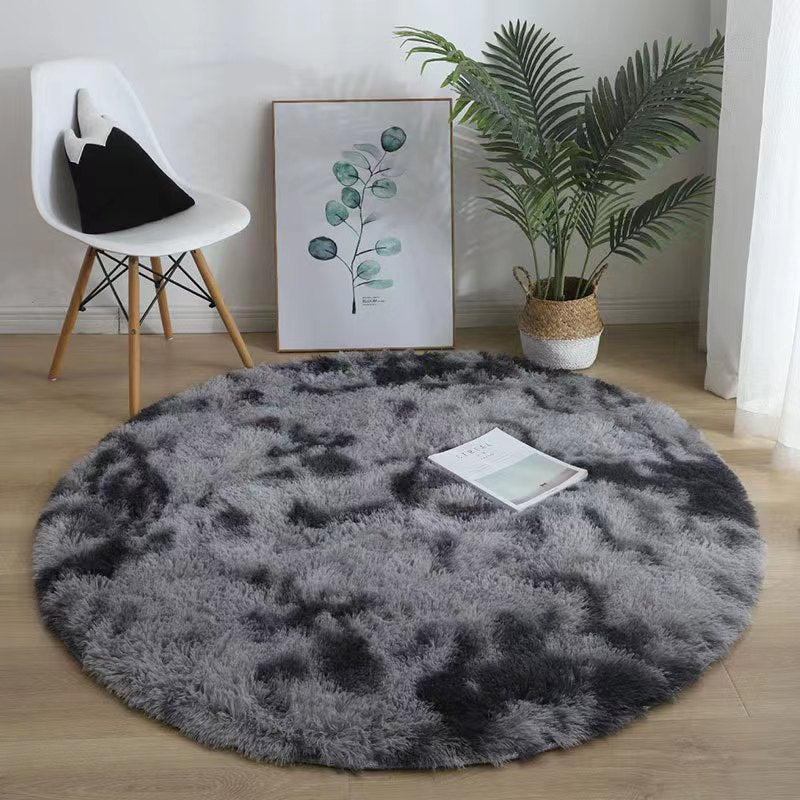 Round silk wool carpet study living room coffee table mat bedroom bedside blanket stuffed hanging basket rocking chair computer chair floor mat