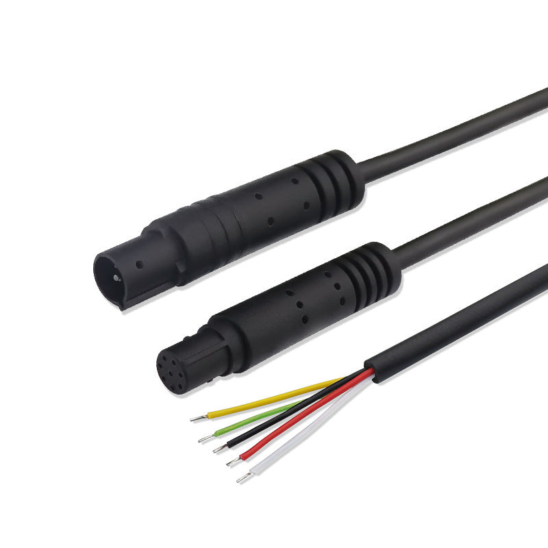 Applicable to BMW cable reversing camera cable, car 8P male and female head 5-core cable 8-pin camera cable