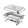 Amazon stainless steel buffet warmer - foldable flip-top square alcohol stove - food heating buffet stove - hotel dining stove
