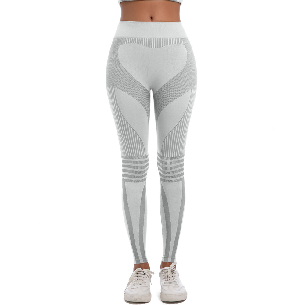 New arrival cross-border seamless knitting tight high elastic breathable ski suit high waist sports running fitness bottom yoga pants