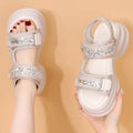 Petitesthick solesequin sandals women 2026summeroutwearnew arrivalfashionplatform shoesheight increasingcasual sports women's shoes