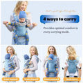 Baby carrier, baby waist stool, lightweight shoulders, all year round multi-functional front-hug front and rear dual-use stool for carrying baby when going out