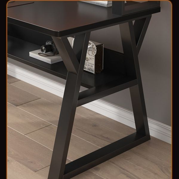 Desk bookshelf all-in-one table with perforated board modern casual bedroom gaming table student for home desktop computer table