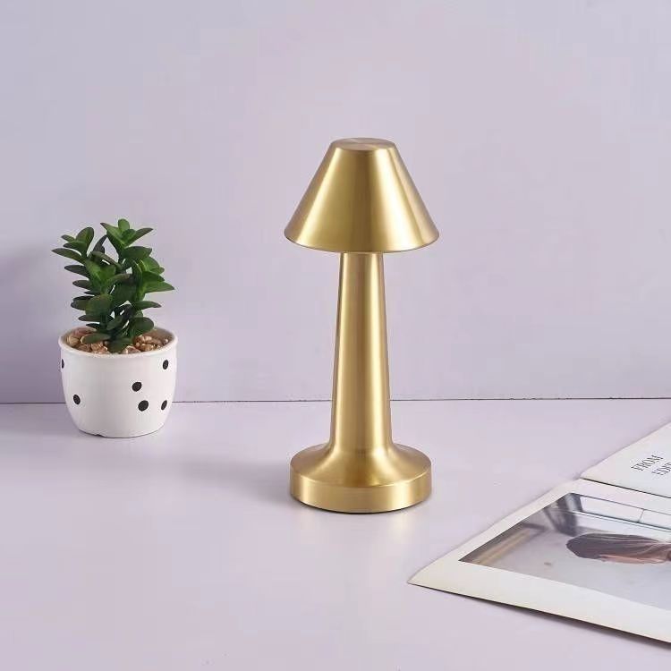 Usb rechargeable bar table lamp - retro decorative ambient light for coffee shops, restaurants, ktv, desktops, outdoor camping - touch control night light