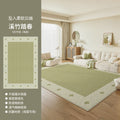 Green  new arrival carpet - no-wash, large area, full coverage floor mat - light luxury, high-end, waterproof, stain-resistant living room rug