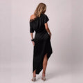 new arrival  dress lace short sleeve shoulder bag hip skirt