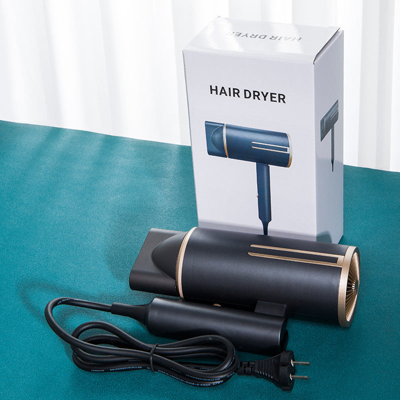 high-power foldable hair dryer for home dormitory hairdressing store hair care hot and cold constant temperature t-shaped hair salon hair dryer