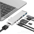 Typec docking station laptop adapter splitter side plug side usb3.0 expander direct plug type