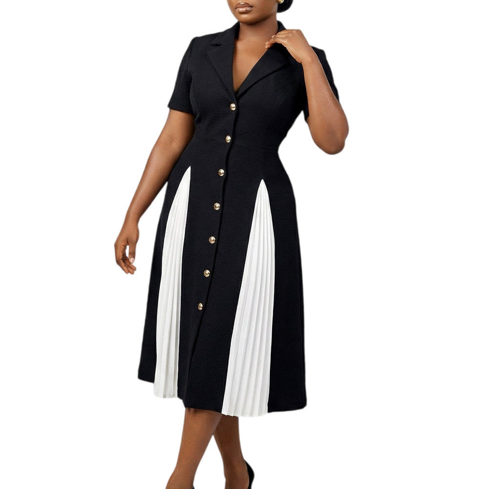 D3360  cross-border e-commerce  new women's fashionable and elegant commuter blazer with color block design