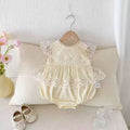 Newborn baby clothes outfit, summer romper dress for baby girls, lightweight summer dress for babies, trendy little princess dress