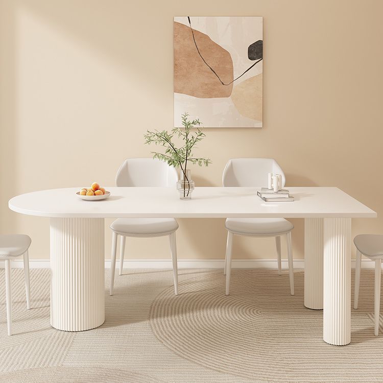 Rock slab dining table for homesmall apartmentaccessible luxurycasual rectangular dining island marble dining table and chair combination
