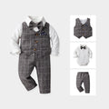 Baby spring & fallnew arrival first birthday dress boys gentleman suit kids vest small suit catching week clothes