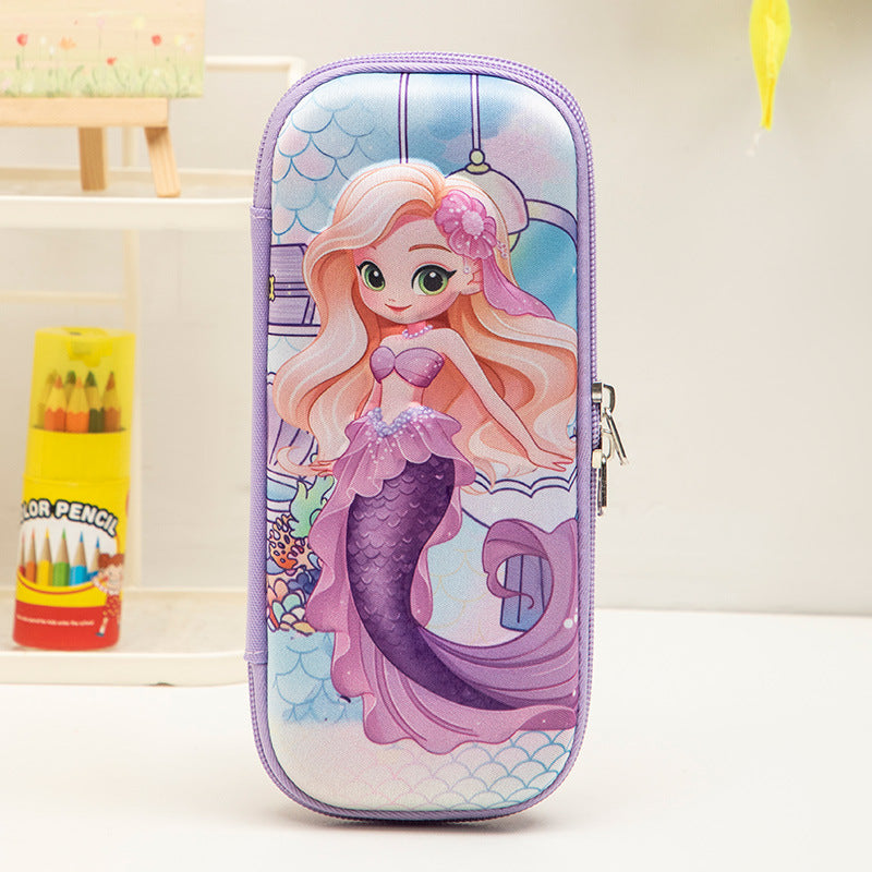 Wholesale 3deva stationery box cute cartoon pencil box student stationery large capacity pencil bag unicorn