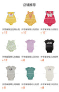 Export children's clothing baby bag butt shirt pure cotton bottom newborn khaki baby sleeveless vest summer one-piece