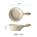 Retro handle seasoning ceramic dish japanese kiln restaurant dipping dish snack dish seasoning dishaccessible luxuryretro