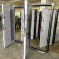 Russian door central asia turkish mdf panel door thermal insulation entrance apartment door export engineering steel security door