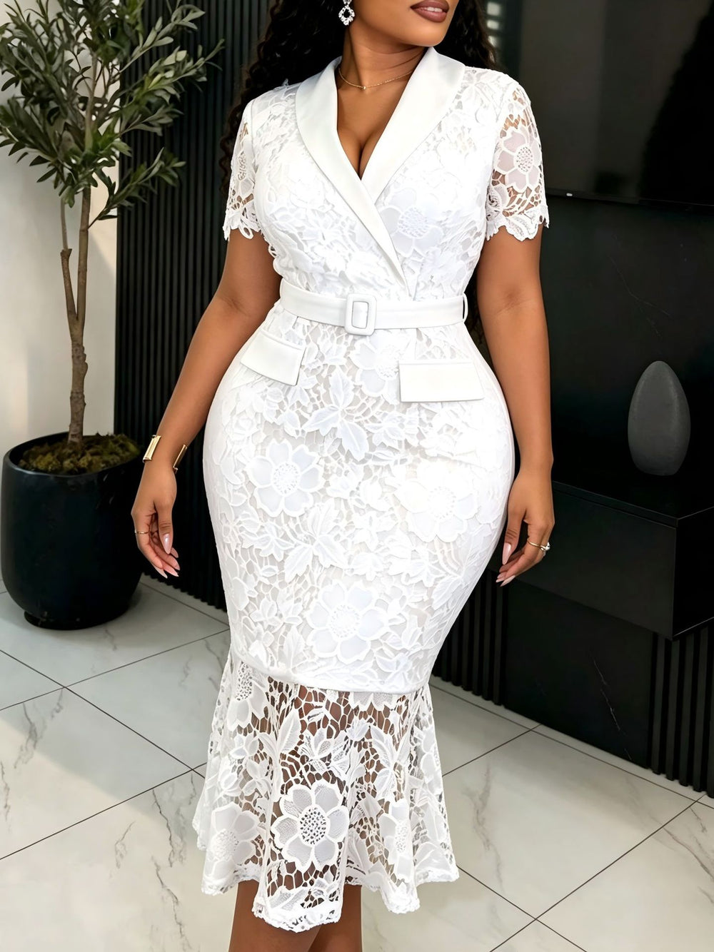 Autumnew arrivallace silm hip skirt elegance lace sexy waist fishtail party skirt party dress