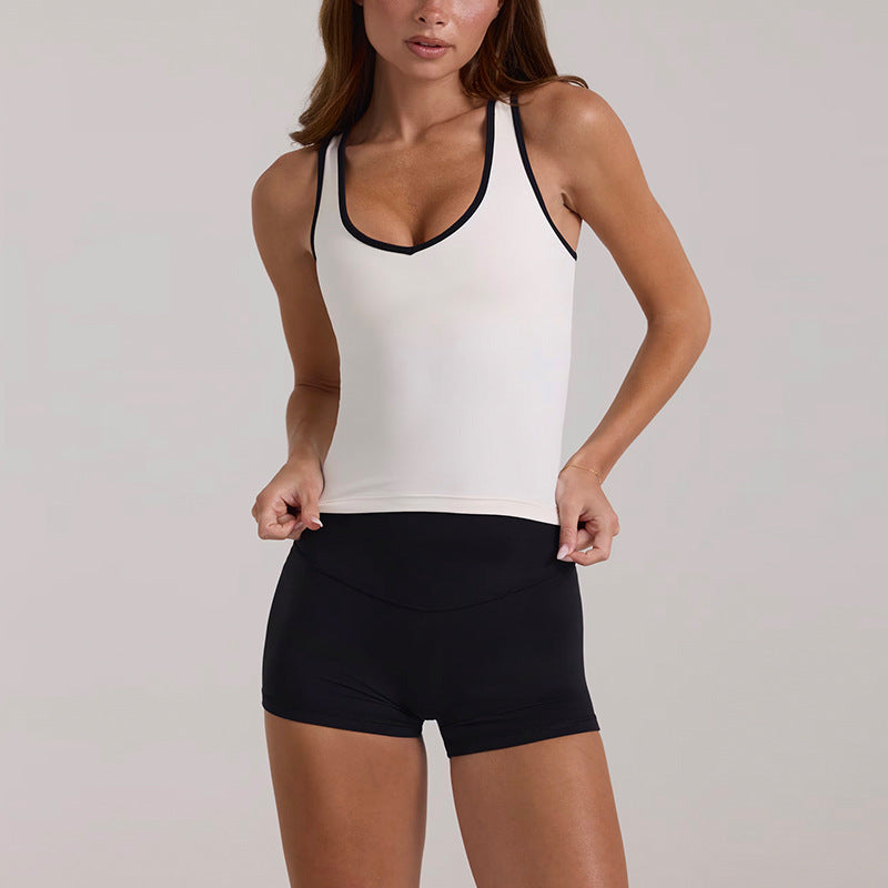 New arrival nude bubble wrap push-up anti-sagging sling beautiful back fitness tops vest yoga bra sports intimates women