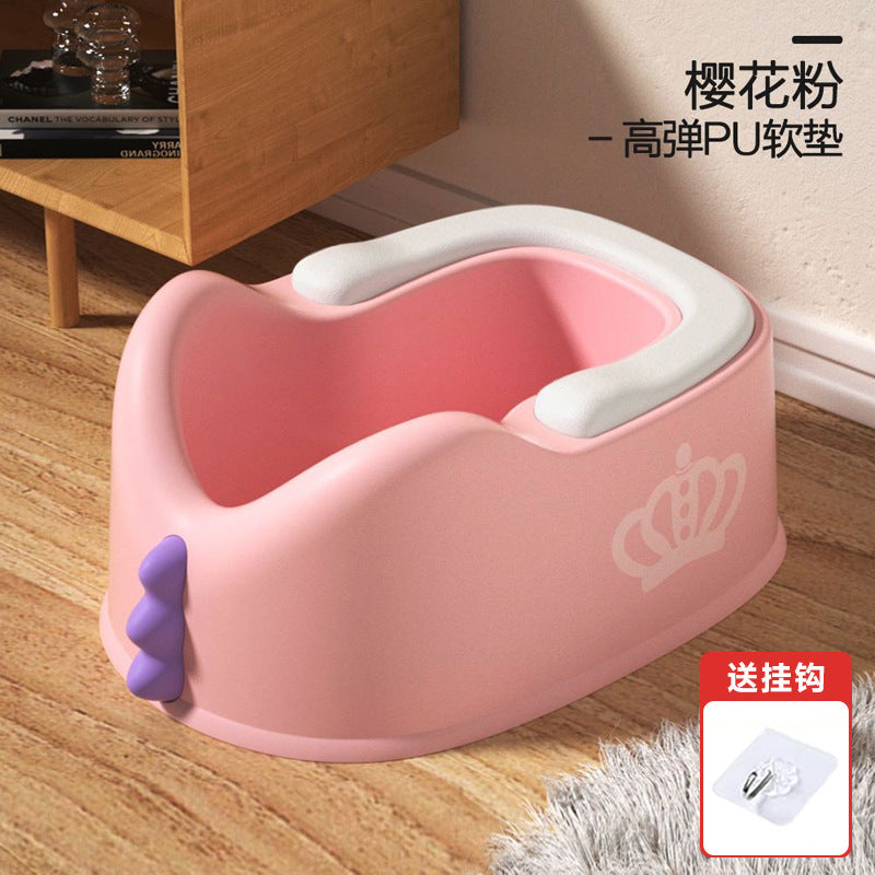 Creative soft cushion butt washing basin for infants and young children, baby can be hung and stored for easy storage, pp kids special butt washing basin
