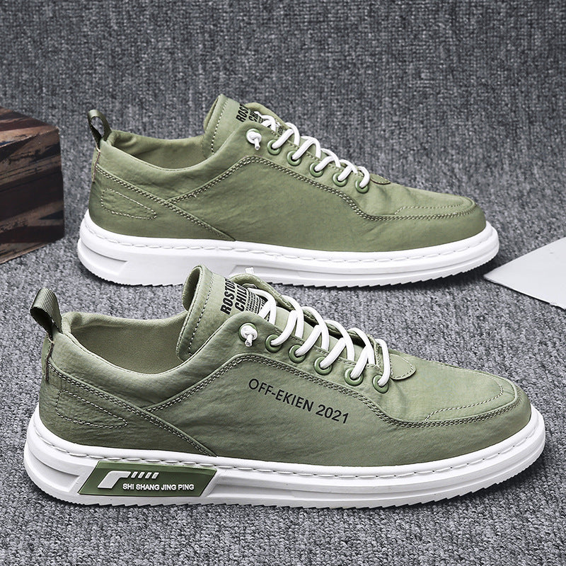 Canvas shoes men's shoes spring breathable ice silk deodorizing filter cloth shoes new arrivaltrendyeasiest for matchmen slip-on low-top shoes