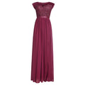 Aliexpress  african women's new wedding dress sexy slit maxi dress evening gown lace chiffon dress