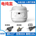 Fully automatic porridge, complementary food, soup, electric stew pot, water-proof bird's nest stew pot, electric stew pot, steaming and cooking soup pot, us standard cross-border