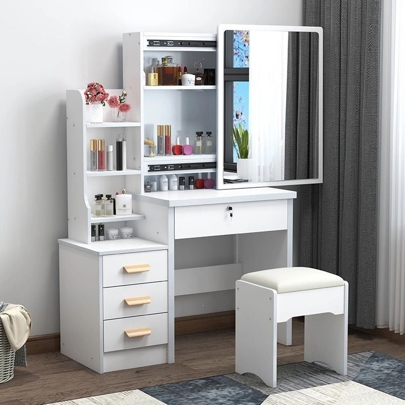 Bedroom mini small apartment simple modern casual dressing table economical multi-functional dressing table popular dressing table