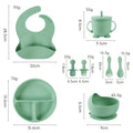 Green 8-piece set (without ears)