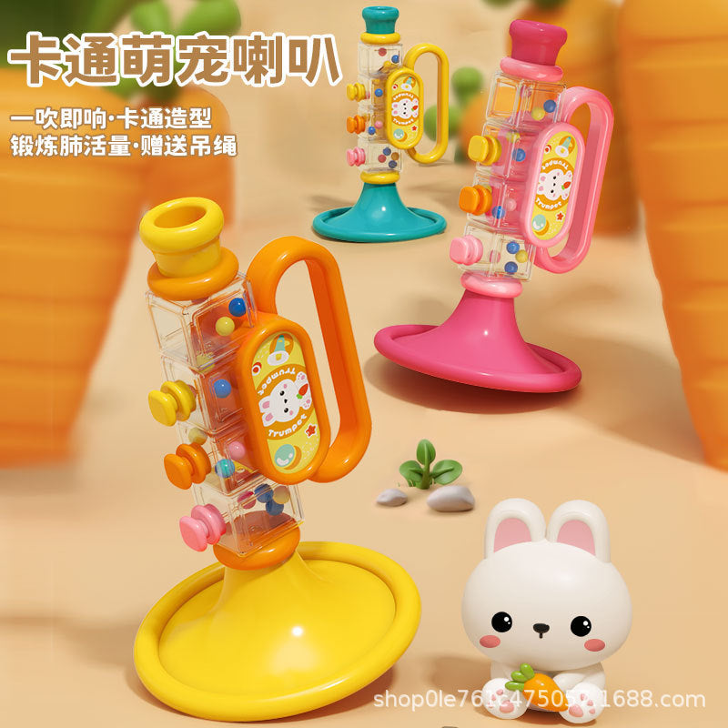 children's trumpet baby baby blowing music educational cute small musical instrument harmonica whistle toys for boys and girls