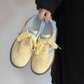 Women's sneakers 2026 new spring/summer thick-soled white shoes, versatile niche style, dopamine training shoes for women