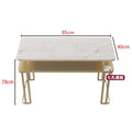 85cm glossy marble porcelain surface (single table)