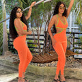 Fashionexport women's clothing  cross-border supply summer hot-selling fashion sexy suspender pit strip pure color jumpsuit