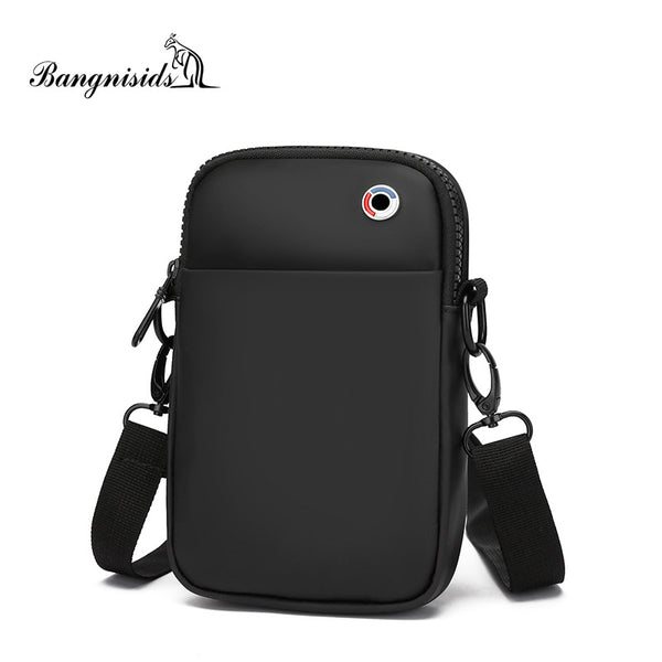 Spring new men's Oxford cloth shoulder bag simple small satchel diagonal span backpack casual multi-functional small bag lightweight