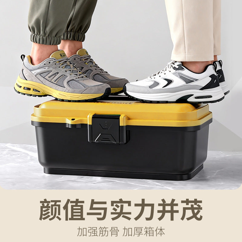 Toolbox household hardware tool set storage box car plastic organizer multifunctional repair electrician specialized