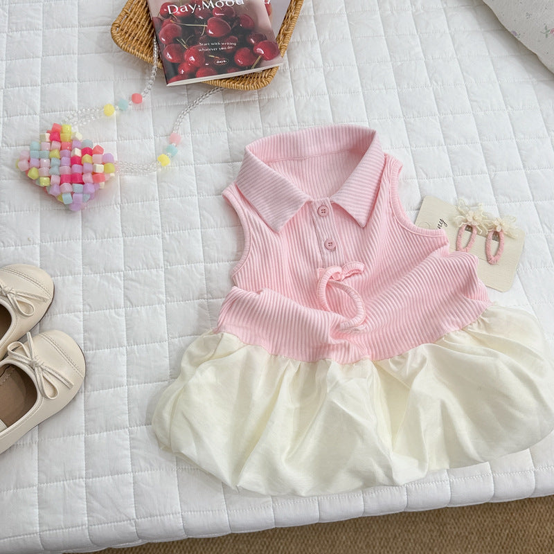 【summer clearance with free shipping】girls' dresses : sleeveless tank dresses for toddlers and young children - new summer collection for girls