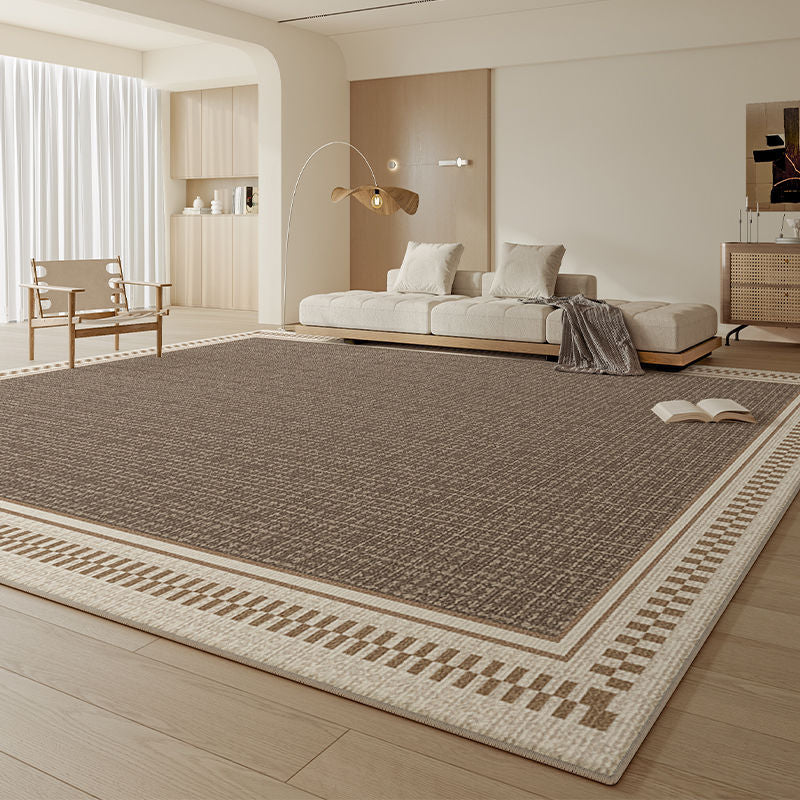 Distribute living room carpets  new style no-wash and wipeable sofa cream style waterproof bedroom bedside high-end floor mat