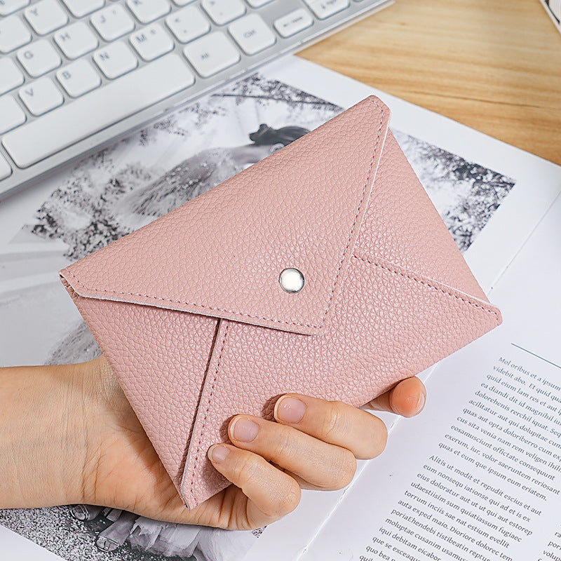 PU wallet, women can print logo, business large-capacity card bag, storage bag, bill bag, change protective case, ultra-thin model.