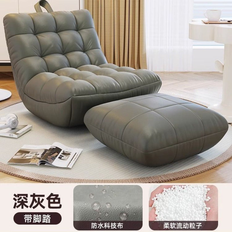 Popular lazy sofa can lie down and sleep bean bag caterpillar lounge chair bedroom small sofa balcony casual single seat