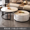 Double black frame丨white rock slab+white rock slab丨white drawing