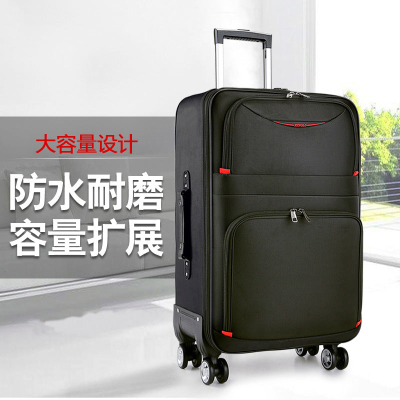 Oxford cloth suitcase women's 20 trolley case men's suitcase universal wheel 26 password suitcase 24