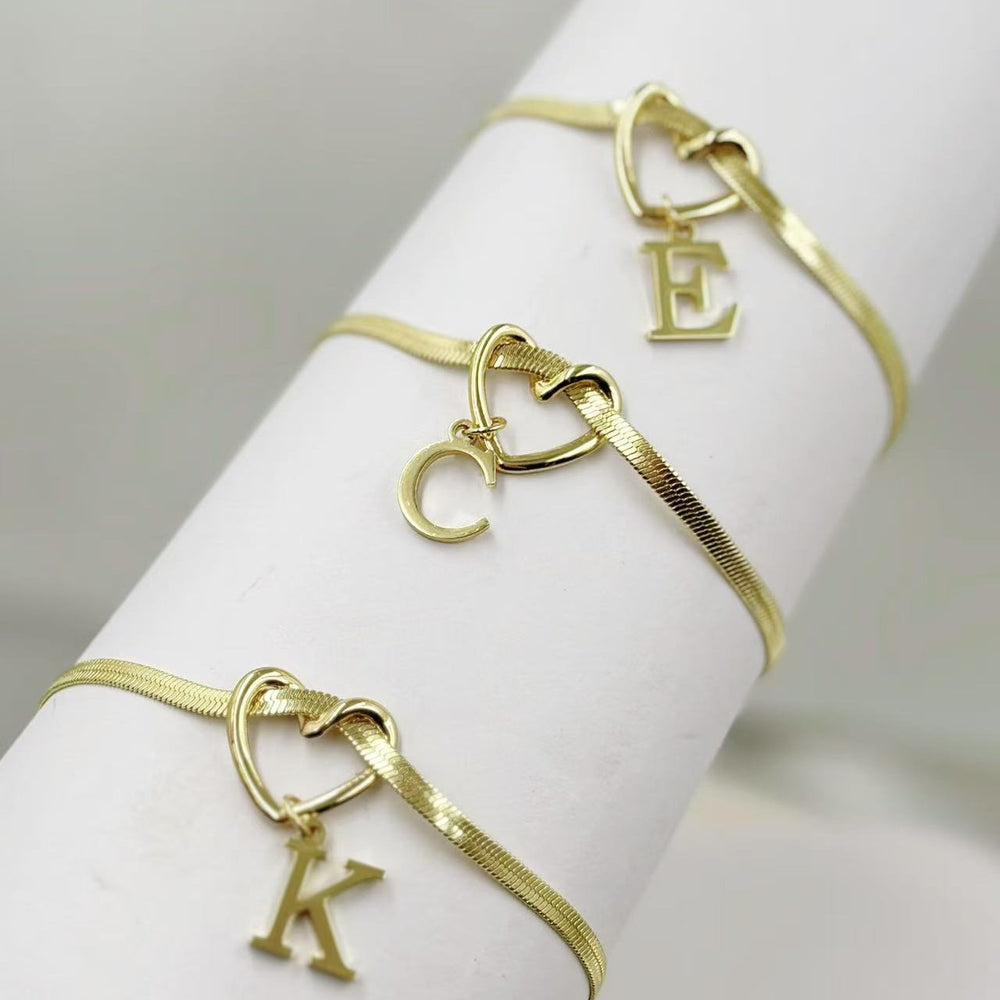 new arrivalcasual titanium steel 18k gold english letter anklet accessible luxuryeasiest for match knotted anklet anklet jewelry for women