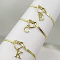 new arrivalcasual titanium steel 18k gold english letter anklet accessible luxuryeasiest for match knotted anklet anklet jewelry for women