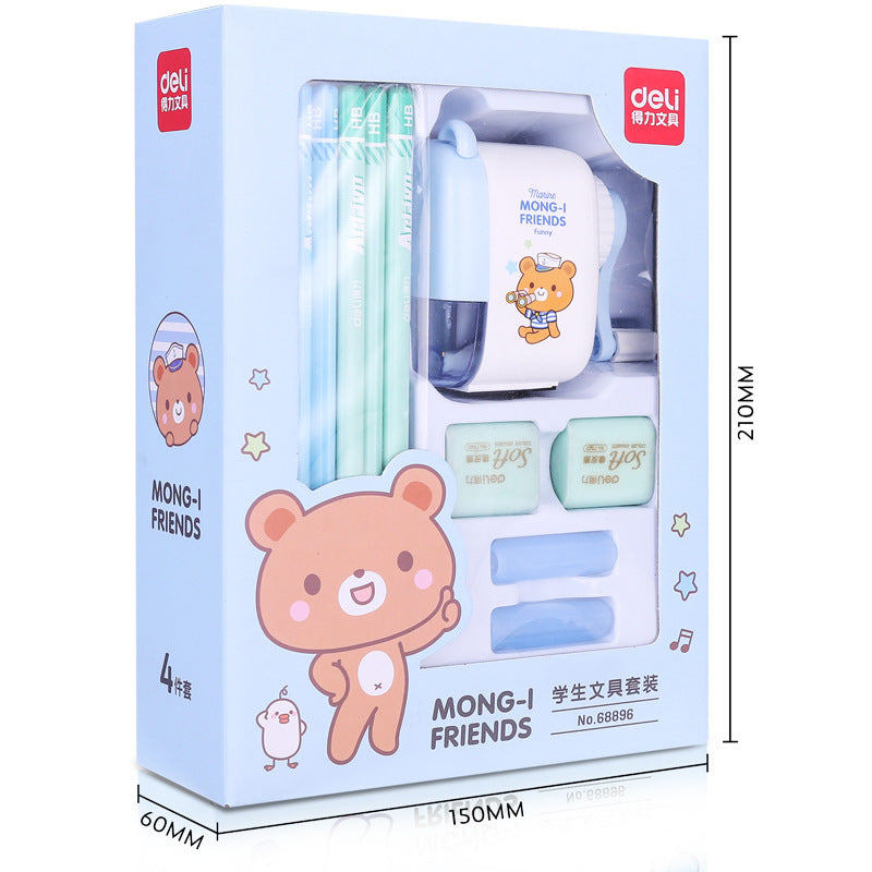 Deli 68896 Stationery Set Primary School Season Stationery Gift Pack June 1st Children's Day Prizes Gift Box Gift