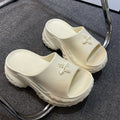 Trending chunky platform slides for women - new summer 2025 collection: perfect for outdoor wear, summer lounging, and students looking for a height boost