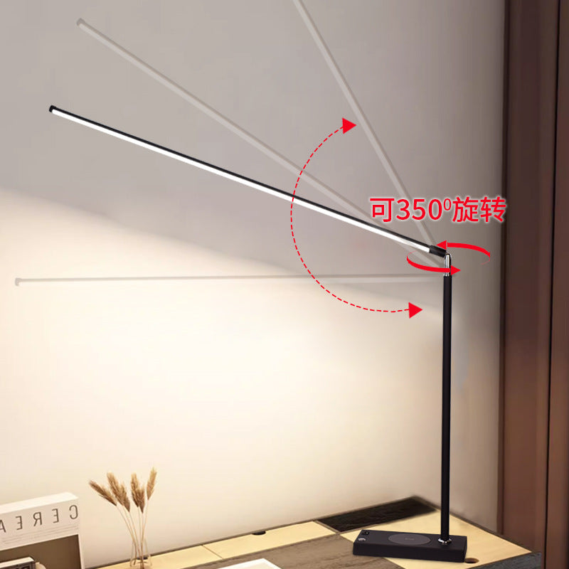Student desk study desk lamp kids reading reading and writing full spectrum eye protection lamp can be usb and wireless charging