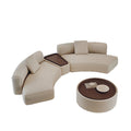 Italian normcore designer creative large flat floor rest area living room hotel beauty salon fabric sofa negotiation combination