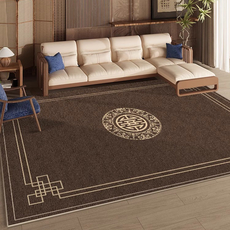 Living room carpet new chinoiserie thickened study soundproof floor mat bedroom bedside sofa coffee table blanket no-wash for home mat