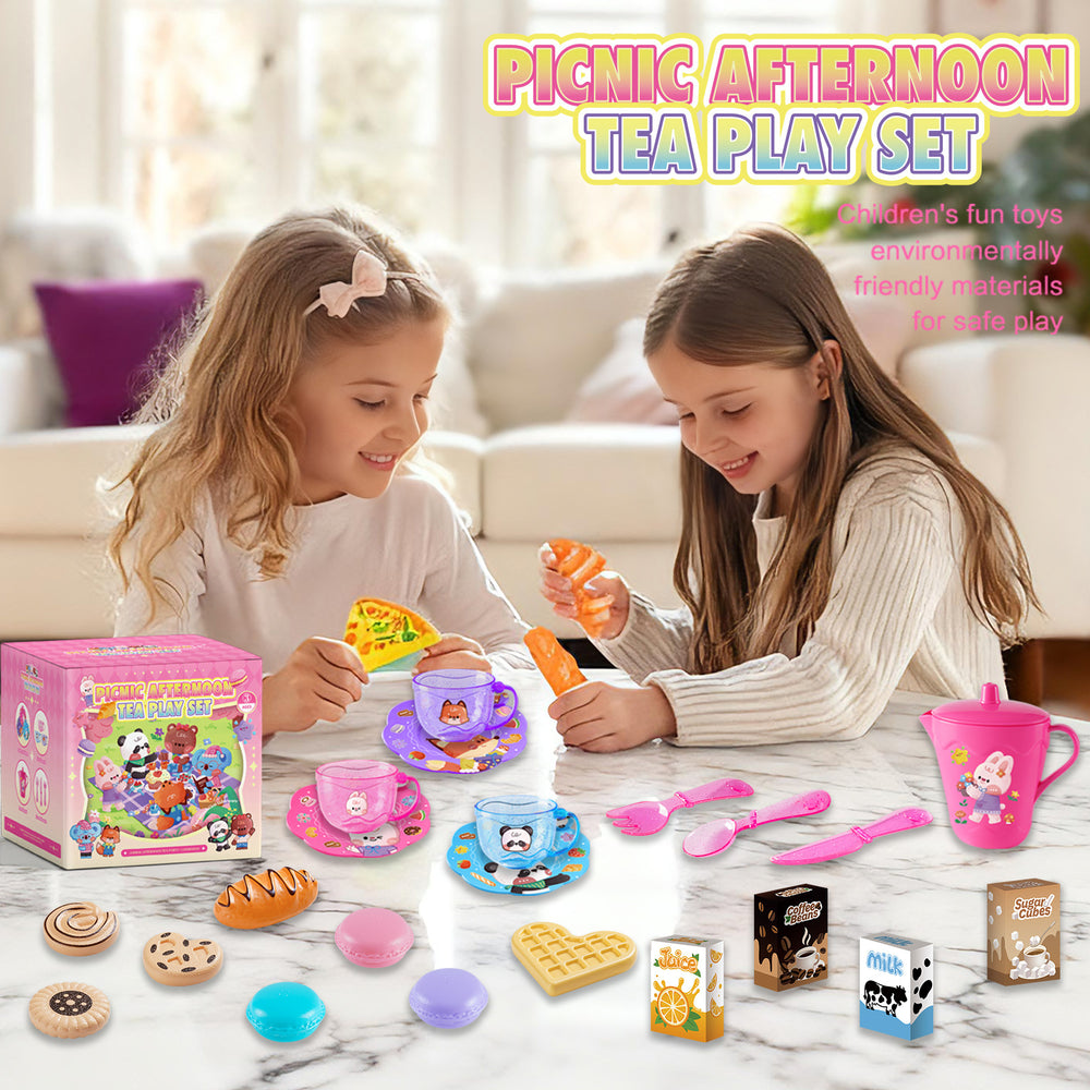 supply of children's play kitchenware set, afternoon tea, dessert, food, bread, cut-and-cut toys, wholesale